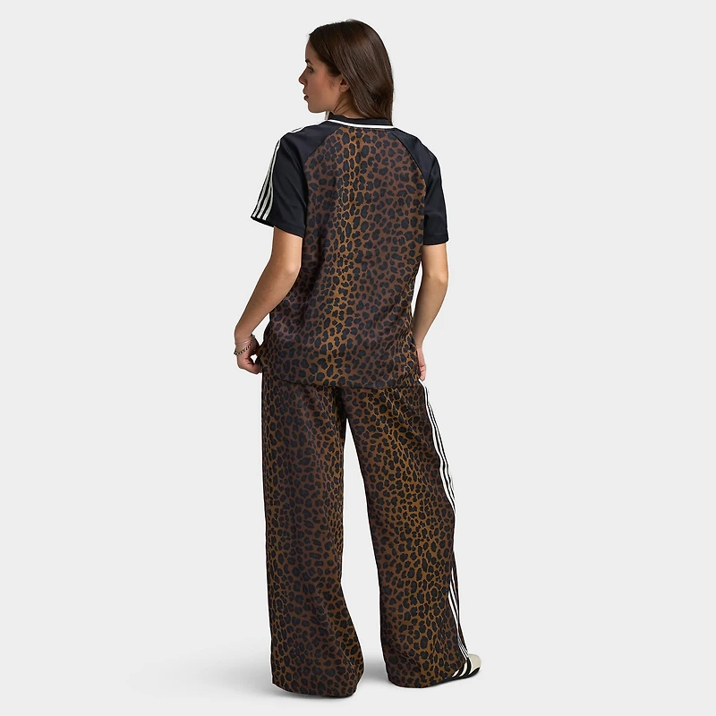 Adidas Women's Satin Football Jersey / Leopard