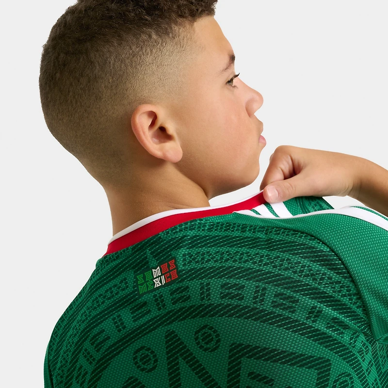 adidas Juniors' Mexico Réplique Maillot Domicile / Vert