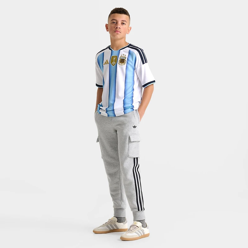 adidas Junior Maillot domicileArgentine 26 Réplique Messi Manches Courtes / Blanc