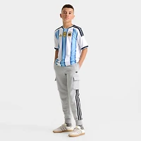 adidas Junior Maillot domicileArgentine 26 Réplique Messi Manches Courtes / Blanc