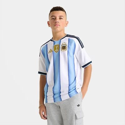 adidas Juniors' Argentina Replica Home Jersey / White