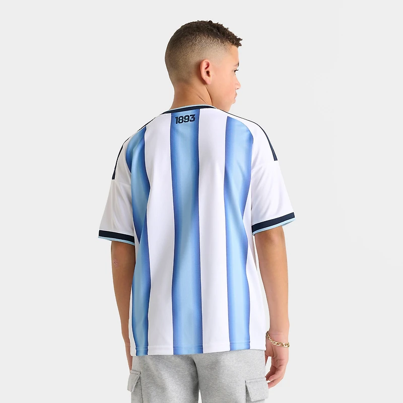 adidas Juniors' Argentina Replica Home Jersey / White