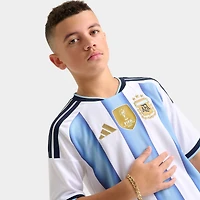 adidas Juniors' Argentina Replica Home Jersey / White