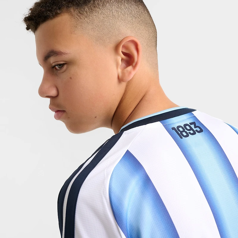 adidas Juniors' Argentina Replica Home Jersey / White