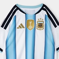 adidas Junior Maillot domicileArgentine 26 Réplique Messi Manches Courtes / Blanc