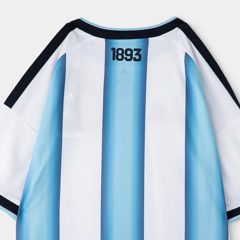 adidas Junior Maillot domicileArgentine 26 Réplique Messi Manches Courtes / Blanc