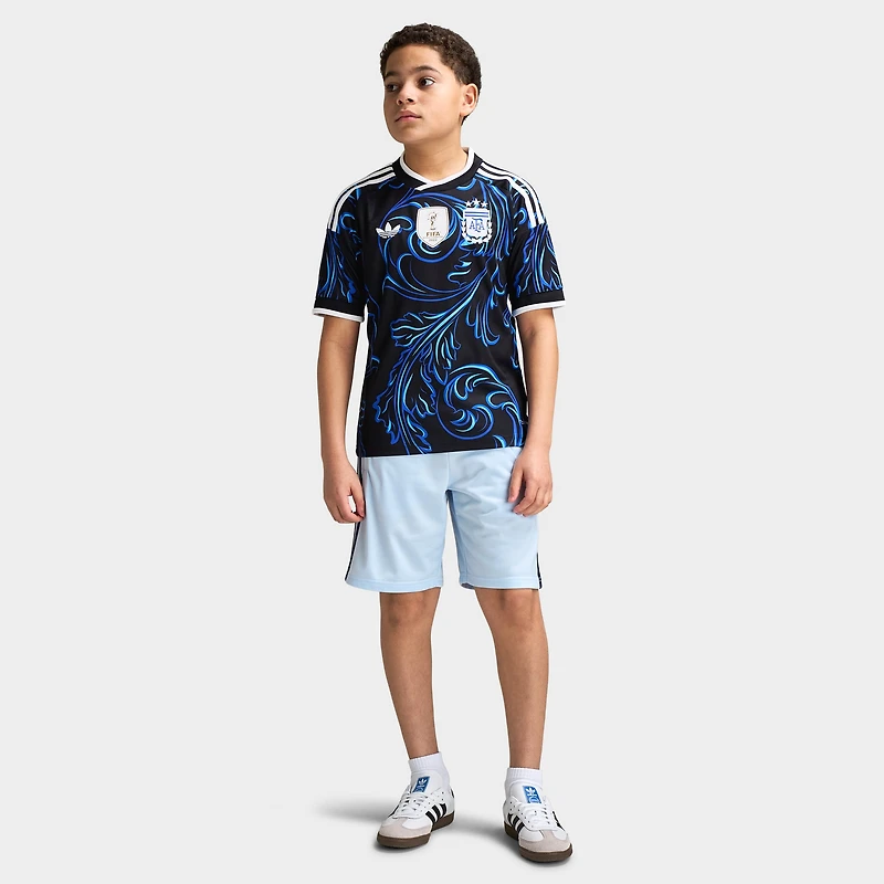 adidas Juniors' Argentina Replica Away Jersey / Black