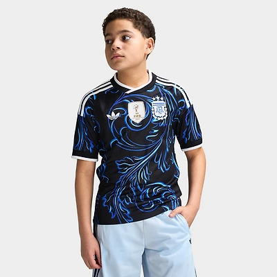 adidas Juniors' Argentina Replica Away Jersey / Black
