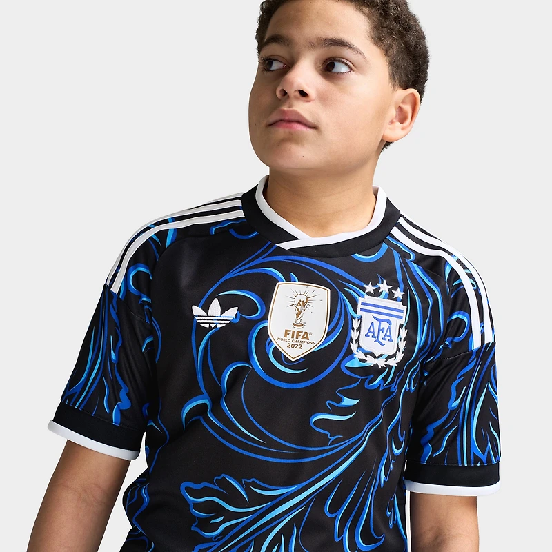 adidas Juniors' Argentina Replica Away Jersey / Black