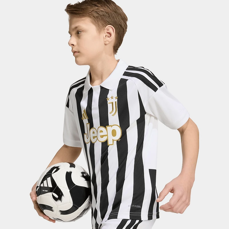 adidas Junior Maillot Domicile Juventus Blanc / Noir