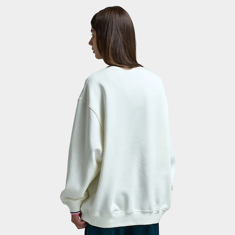 adidas Originals Women's Oversized Crewneck / Off White