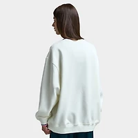 adidas Originals Women's Oversized Crewneck / Off White