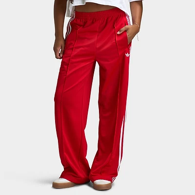 adidas Women's Adicolor Classic Firebird Loose Trackpants Better Scarlet / White