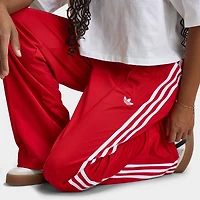 adidas Women's Adicolor Classic Firebird Loose Trackpants Better Scarlet / White