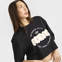 adidas Women's Essentials Crop Tee / Black