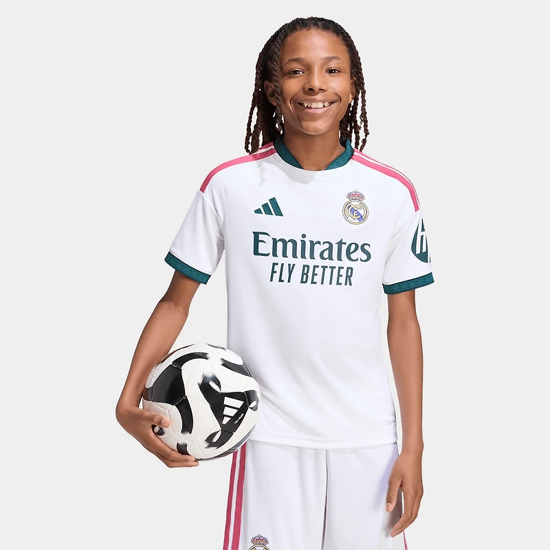 adidas Junior Maillot Domicile Real Madrid / Blanc
