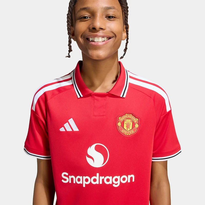 adidas Manchester United Maillot Domicile Enfant / Rouge MUFC