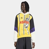 adidas Archive Football Graphic Hoodie / EQT Yellow