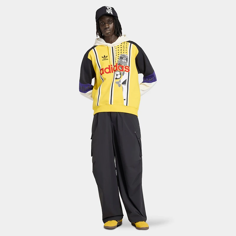 adidas Archive Football Chandail à capuche graphique / Jaune EQT