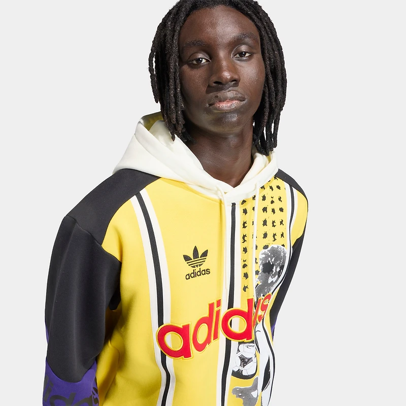 adidas Archive Football Graphic Hoodie / EQT Yellow