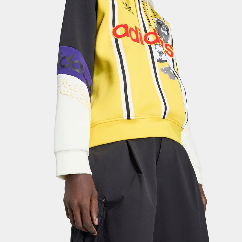 adidas Archive Football Graphic Hoodie / EQT Yellow