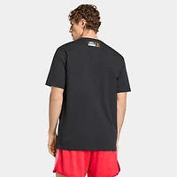 adidas Bob Marley Front Graphic Tee / Black