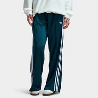 adidas Women's Adicolor Classic Firebird Loose Trackpants Aurora Ivy / White