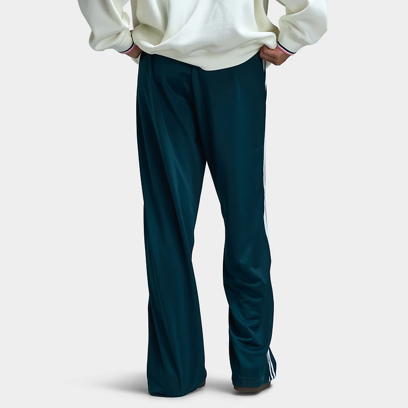 adidas Women's Adicolor Classic Firebird Loose Trackpants Aurora Ivy / White