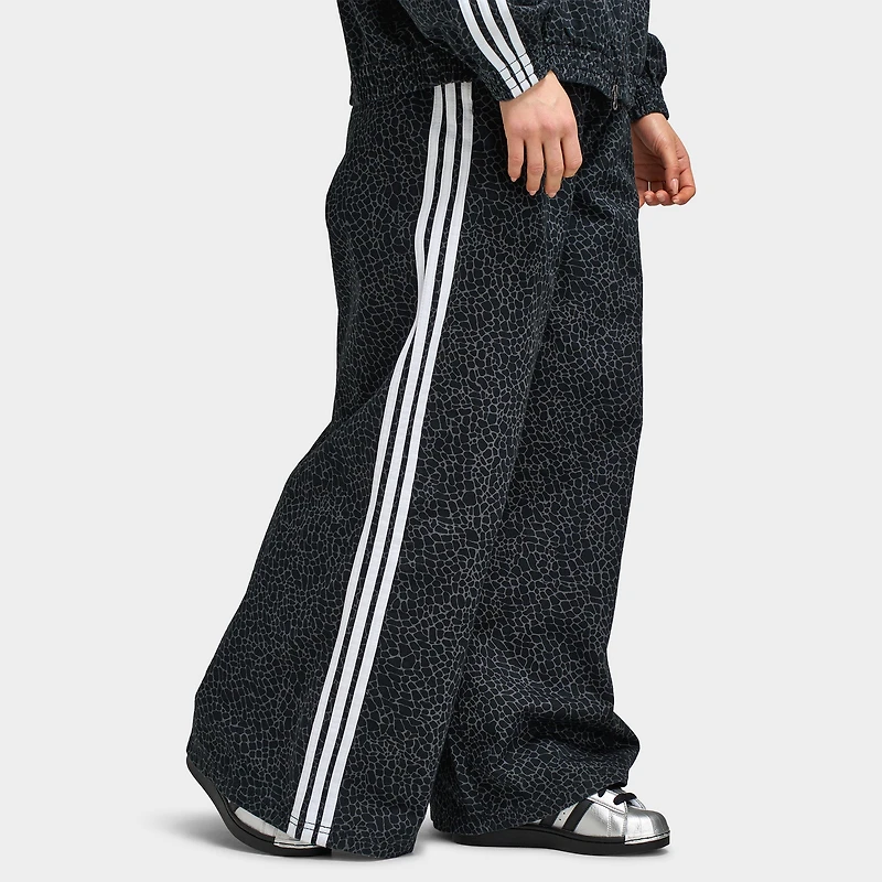 Adidas Women's Firebird Oversized AOP Denim Black / Grey Six