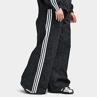 Adidas Women's Firebird Oversized AOP Denim Black / Grey Six