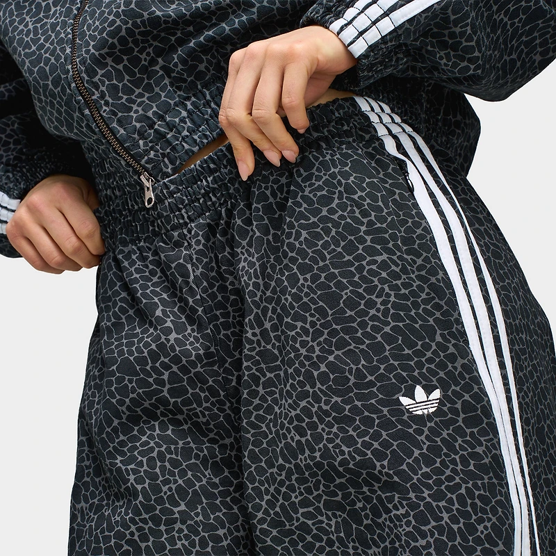 Adidas Women's Firebird Oversized AOP Denim Black / Grey Six