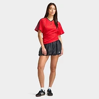 adidas Women's Rouched Foot Jersey / Better Scarlet