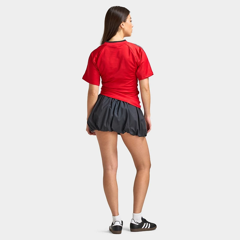 adidas Women's Rouched Foot Jersey / Better Scarlet