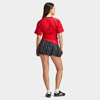 adidas Women's Rouched Foot Jersey / Better Scarlet