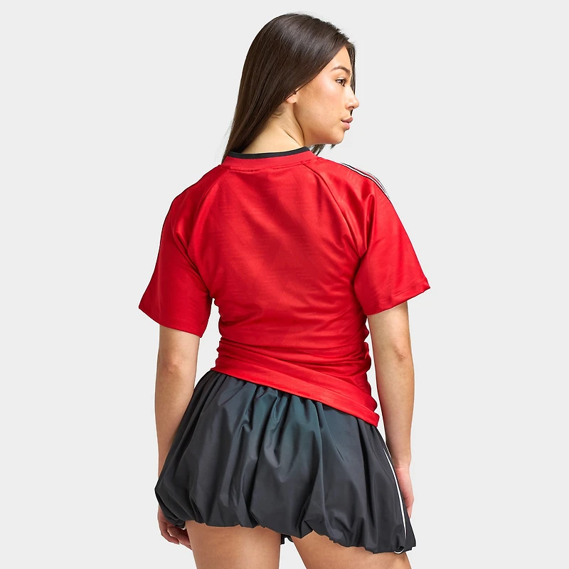 adidas Women's Rouched Foot Jersey / Better Scarlet