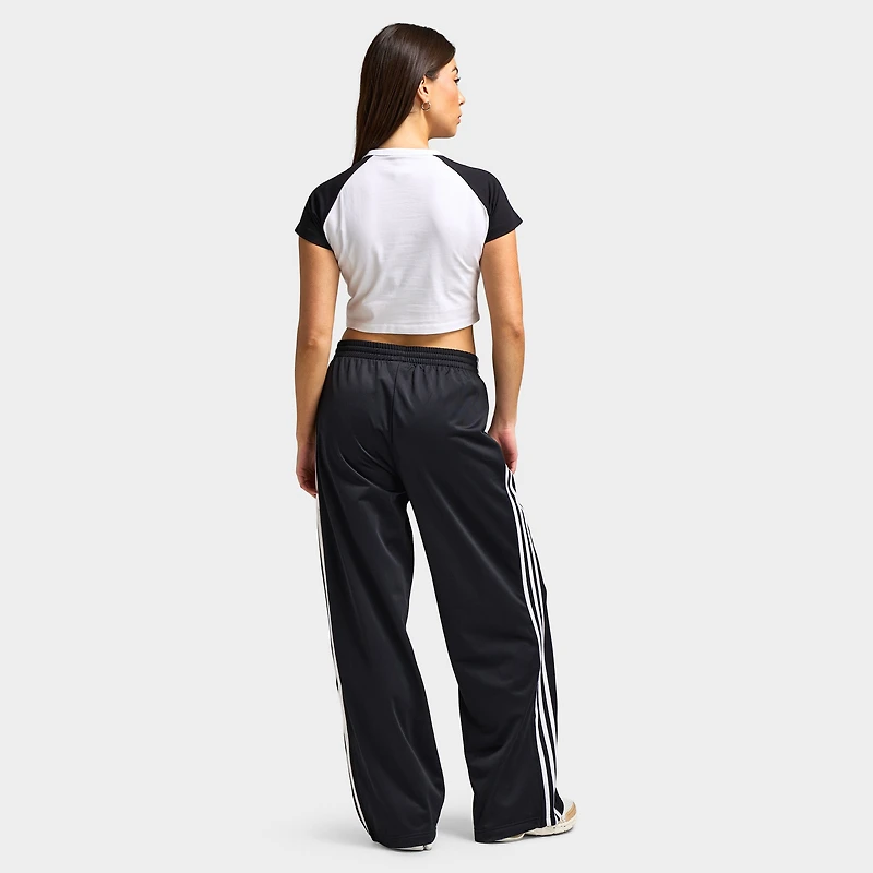 adidas Femmes T-shirt bébé Blanc / Noir