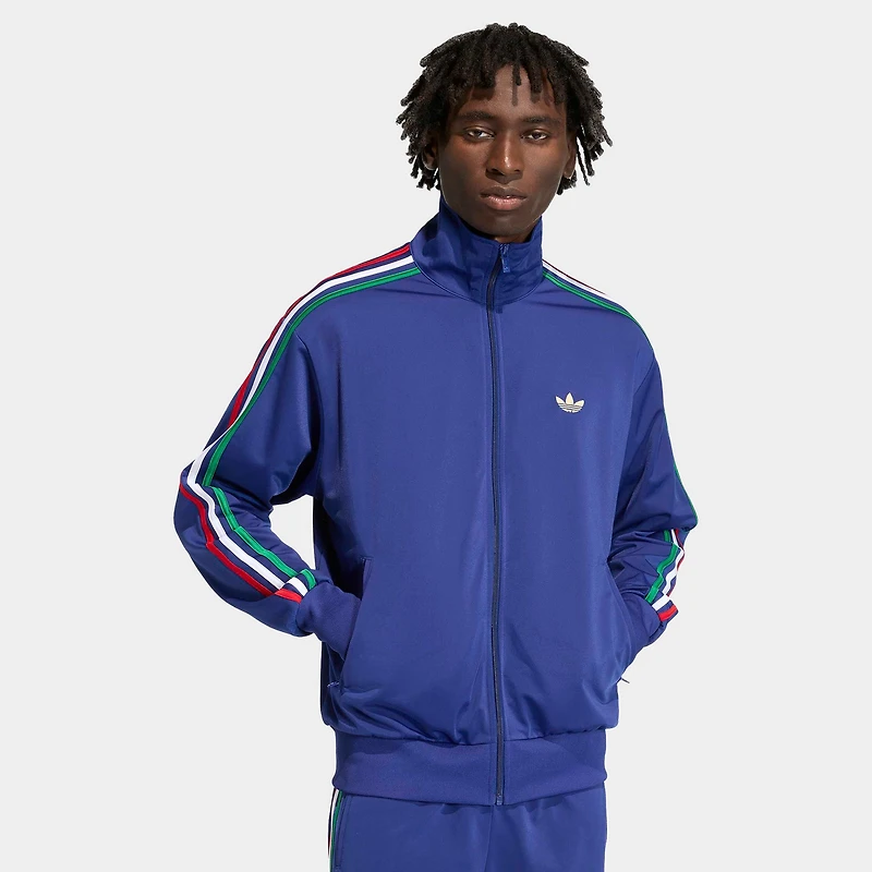 adidas Firebird Track Top Victory Blue / Bold Green - White