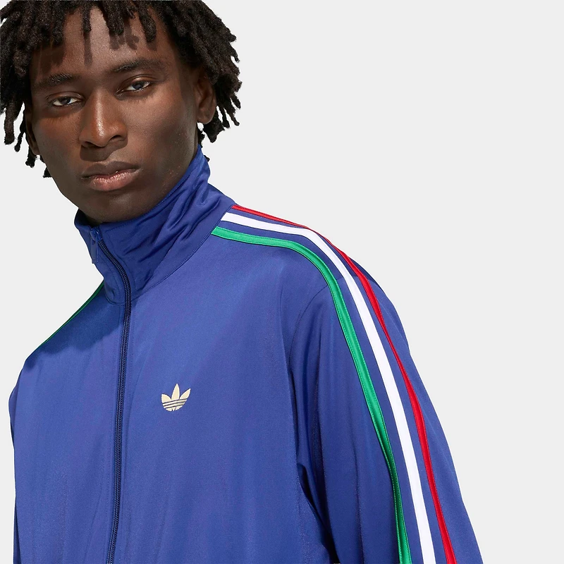 adidas Firebird Track Top Victory Blue / Bold Green - White