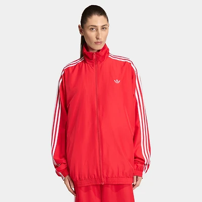 adidas Femmes Firebird Veste de survêtement / Rouge écarlate