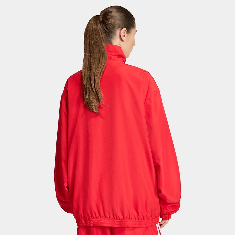 adidas Femmes Firebird Veste de survêtement / Rouge écarlate