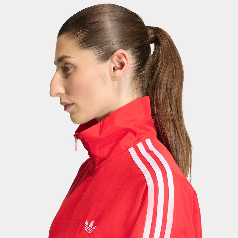 adidas Femmes Firebird Veste de survêtement / Rouge écarlate