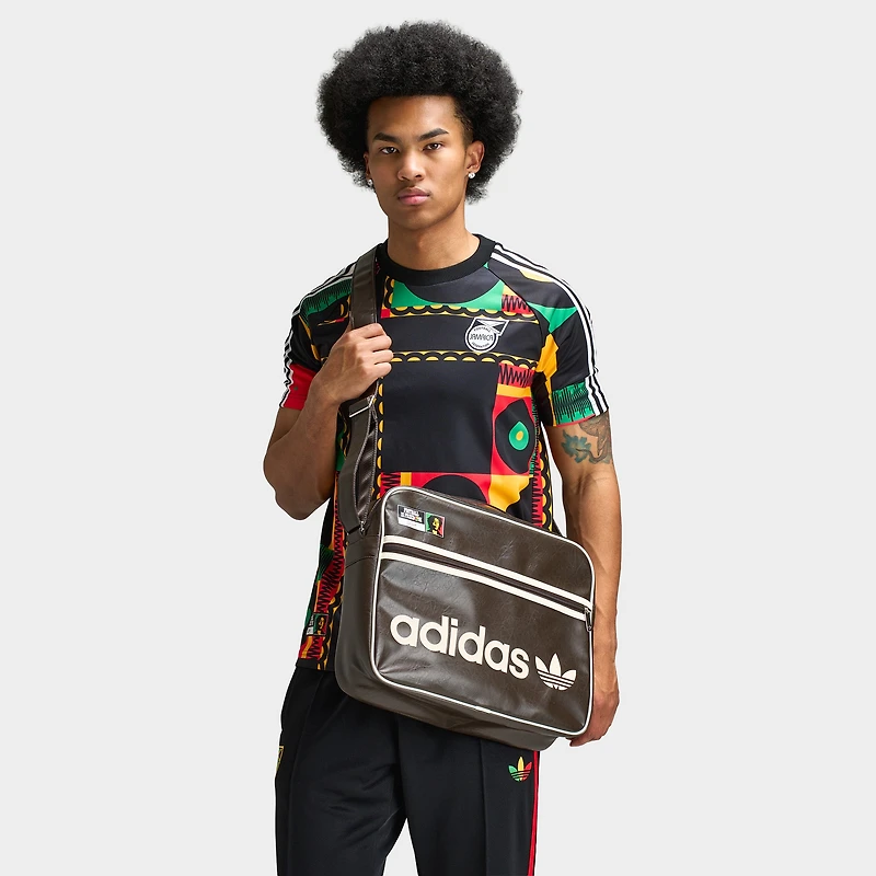 adidas Bob Marley Airliner Shoulder Bag / Dark Brown