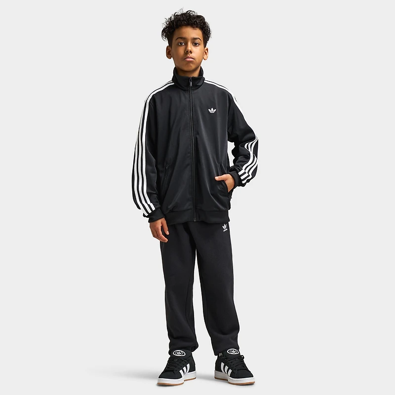 adidas Juniors' Firebird Track Jacket Black / White