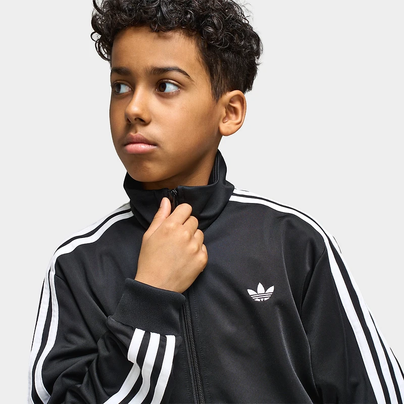 adidas Firebird Junior Veste de survêtement Noir / Blanc