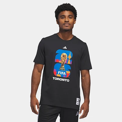 T-shirt graphique adidas Coupe du Monde de la FIFA 2026 Ville Hôte Toronto / Noir