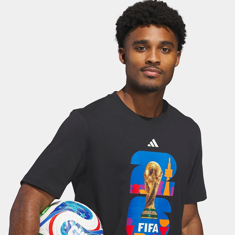 T-shirt graphique adidas Coupe du Monde de la FIFA 2026 Ville Hôte Toronto / Noir