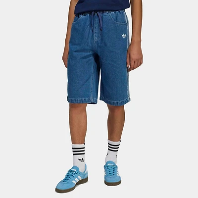 adidas Junior Jort en jean / délavage vintage moyen