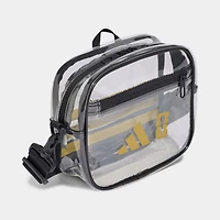 adidas Sac bandoulière transparent Noir / Doré