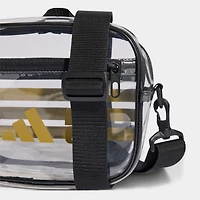 adidas Sac bandoulière transparent Noir / Doré