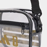 adidas Sac bandoulière transparent Noir / Doré